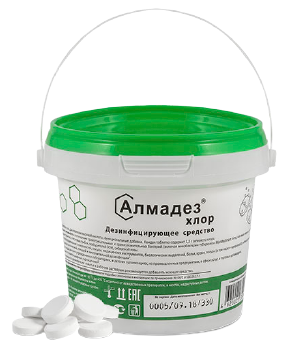 Алмадез-ХЛОР (Таб.3,4г. №300), банка 1 кг.